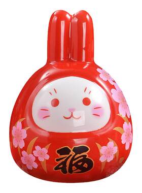 程老师兔年吉祥物兔爷摆件