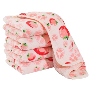 厨房专用抹布加厚珊瑚绒洗碗巾强吸水不掉毛毛巾家用擦桌布百洁布