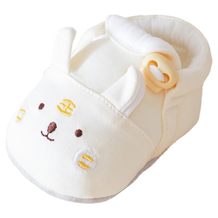 宝宝地板鞋冬加厚纯棉0到3个月婴儿地板袜秋冬婴幼儿防滑软底学步