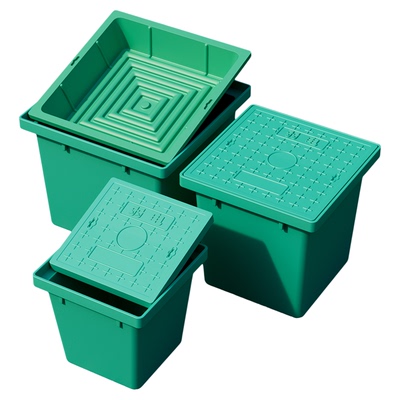 玻璃钢成品穿线井手孔井路灯接线一体式弱电检查井过线沉沙电缆井