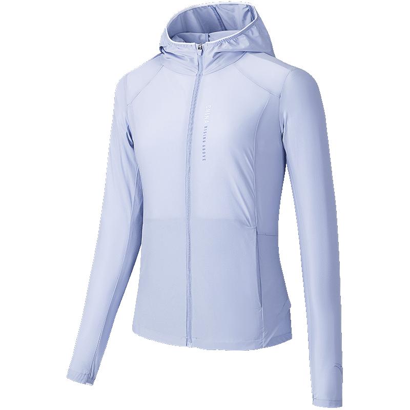 安踏修身冰丝防晒衣女2025夏季新款跑步皮肤衣运动上衣162527617