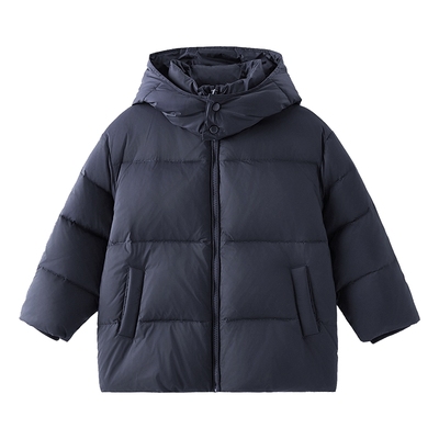 男童冬季加厚防风免洗面包羽绒服