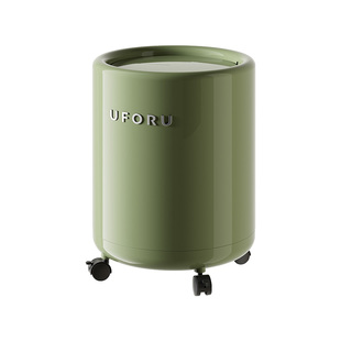 客厅垃圾桶2026新款高颜值家用轻奢高档卧室卫生间厨房带轮可移动