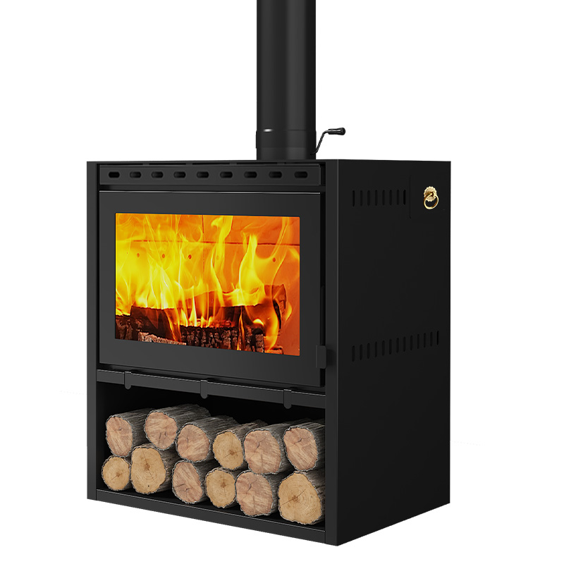 壁炉真火木柴家用室内客厅柴火燃木欧式火焰取暖器别墅农村自建房