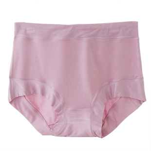 买3送1加大码加肥高腰高弹力胖人胖mm妈妈小平角内裤女包臀不磨腿