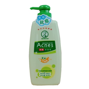 台湾采购 曼秀雷敦Acnes抗痘沐浴露乳  舒缓痘痘滋润清洁(柑橘香)