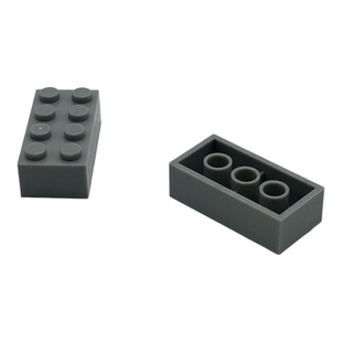 小颗粒拼装拼插积木玩具零配件2x4兼容乐高3001基础厚砖方块称斤