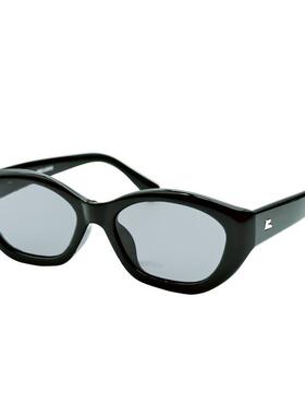 黑框猫眼墨镜女款素颜方圆脸显瘦