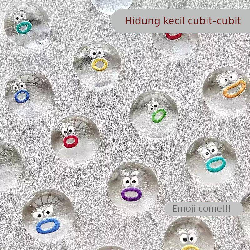 透明小鼻嘎捏捏乐表情包烂泥手感女解压发泄玩具卡通软食品级硅胶