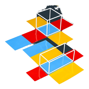 小学五年级正方体长方体数学教具圆柱圆锥立体几何模型学具四年级上册可拆卸拼接折叠立方体展开图六面磁性