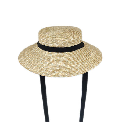 小众设计浅顶大檐帽子凹造型草帽