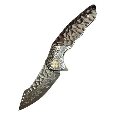 VG10大马士革钢小刀便携折刀