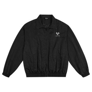 【明星同款】DNA复古拉链夹克25年秋冬立领开衫宽松外套上衣女