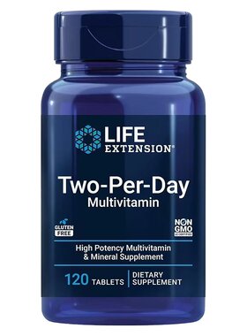 美国Life延寿b族复合综合维生素Two-Per-Day每日营养素矿物质