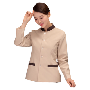 保洁服长袖秋冬装女男物业员工作服酒店清洁夏半阿姨医院家政商场