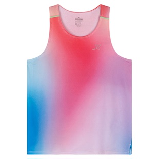 特步跑步服国人竞速背心男女款吸湿轻量健身上衣马拉松运动速干衣