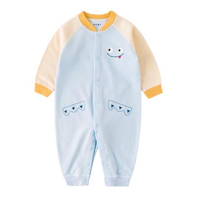 英格贝贝男宝宝长袖哈衣爬服单层
