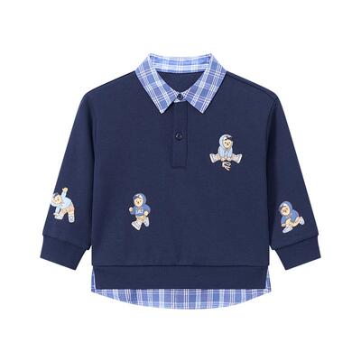 TeenieWeenieKids学院翻领卫衣