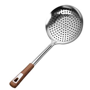 家用不锈钢漏勺加厚大号捞勺饺子厨房过滤网笊篱商用火锅沥水勺子