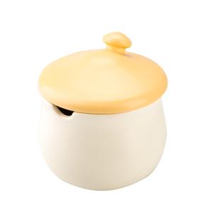 树可小蘑菇调味罐家用厨房收纳盒盐罐辣椒油酱佐调料陶瓷荤油罐子