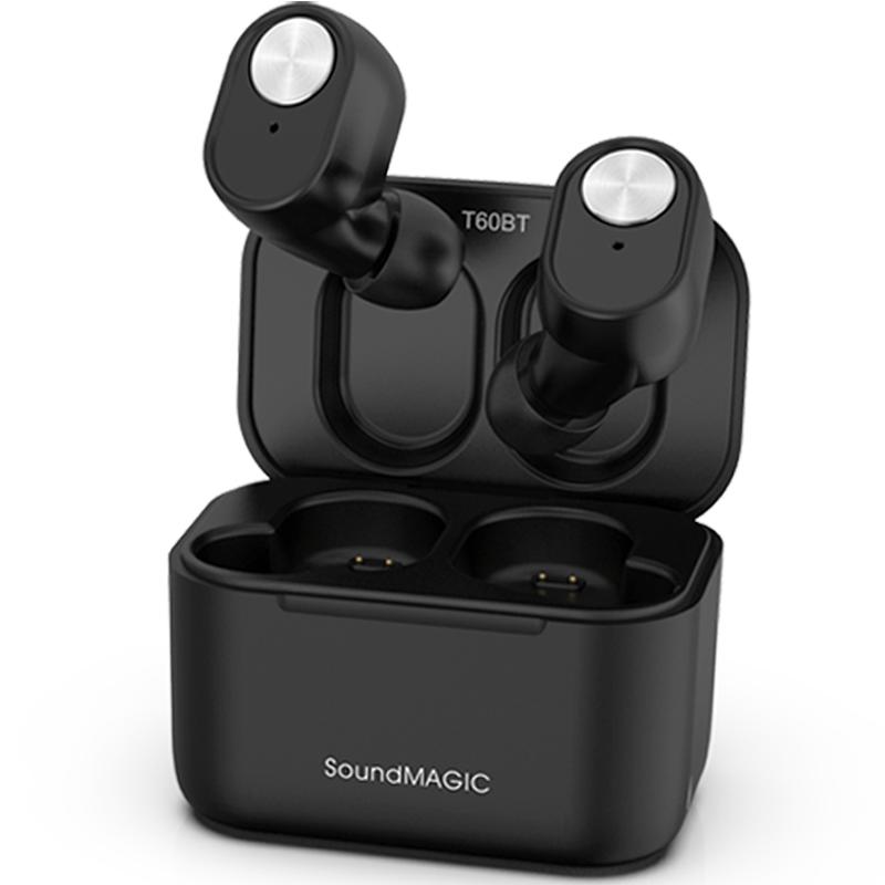 SoundMAGIC声美T60BT真无线蓝牙耳机入耳低延迟HiFi音质通话降噪