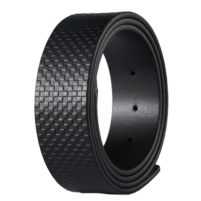 带条无头纯牛皮平滑扣