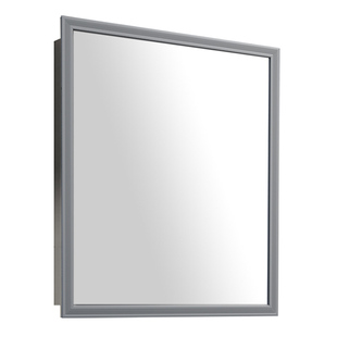 适用监狱谈话室软包硅胶镜子洗手台美容镜防摔留置室卫生间浴室镜