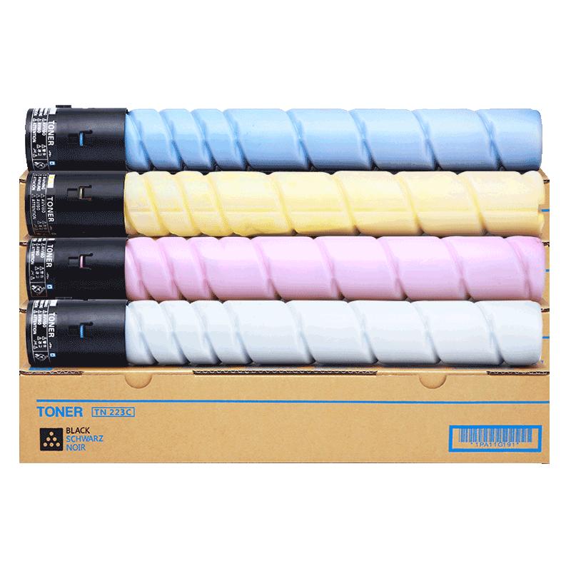 适用柯尼卡美能达C226 bizhub c256 c266 c7222 7226 TN223震旦adc225 255 265 ADT225汉光HGFC5226碳墨粉盒