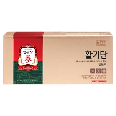 正官庄活气丹丸韩国本土专柜红参