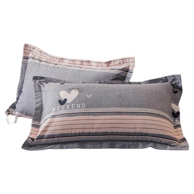 纯棉枕套一对装磨毛单个成人枕芯内胆套48x74cm100全棉枕头套加厚