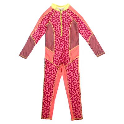 有这么只连体长袖长裤儿童冲浪服