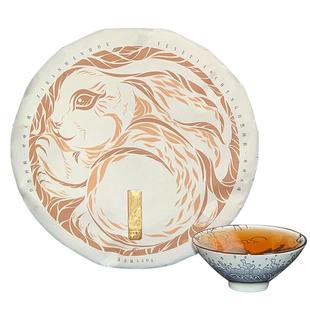 问叶绿雪芽福鼎白茶2017年白牡丹寿眉老白茶饼金兔耀春单饼350g