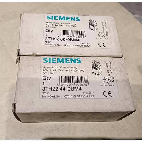询价接触器 3TH2280-0BM4 DC220V有1