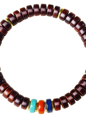 宫里上新小叶紫檀三福临门手链