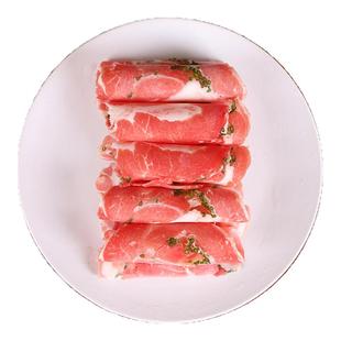内蒙古沙葱羔羊羊肉片锡盟草原沙葱羊肉卷整条现切涮羊肉火锅食材