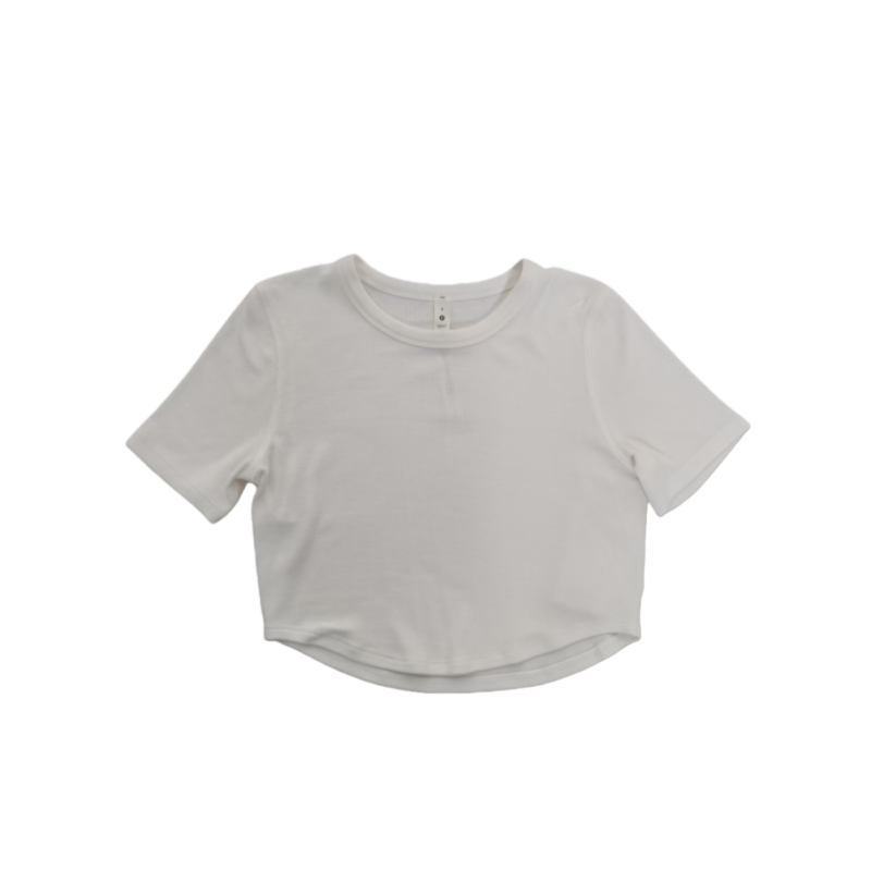 长袖瑜伽lululemon高弹螺纹修身