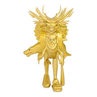 现货外国山海经玩具龙王融合体怪兽大boss五帝王积木模型男孩礼物