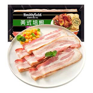 史蜜斯培根180g美式原切儿童无添加三明治食材早餐家用烟熏肉片