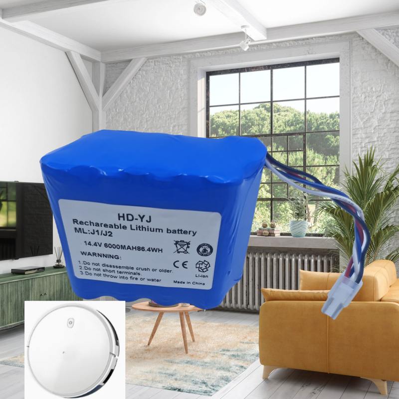 适用云鲸电池扫地机器人14.4V锂电池6000MAH电池跨境J1/J2