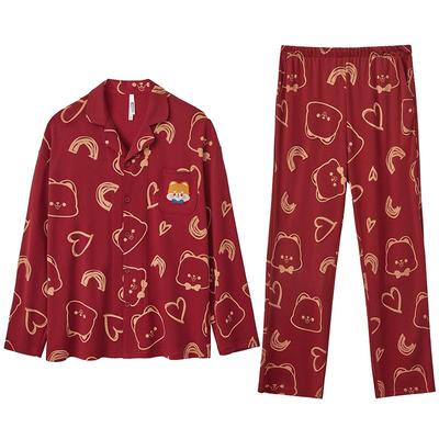 居家情侣睡衣红豆本命年幸运红