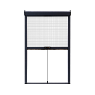 定制纱窗网自装可拆卸隐形防蚊伸缩推拉式高透网卷筒上下拉窗纱网