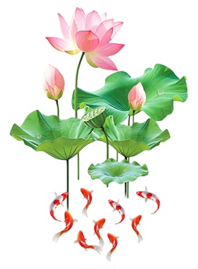 莲花净秽防撞玻璃贴纸
