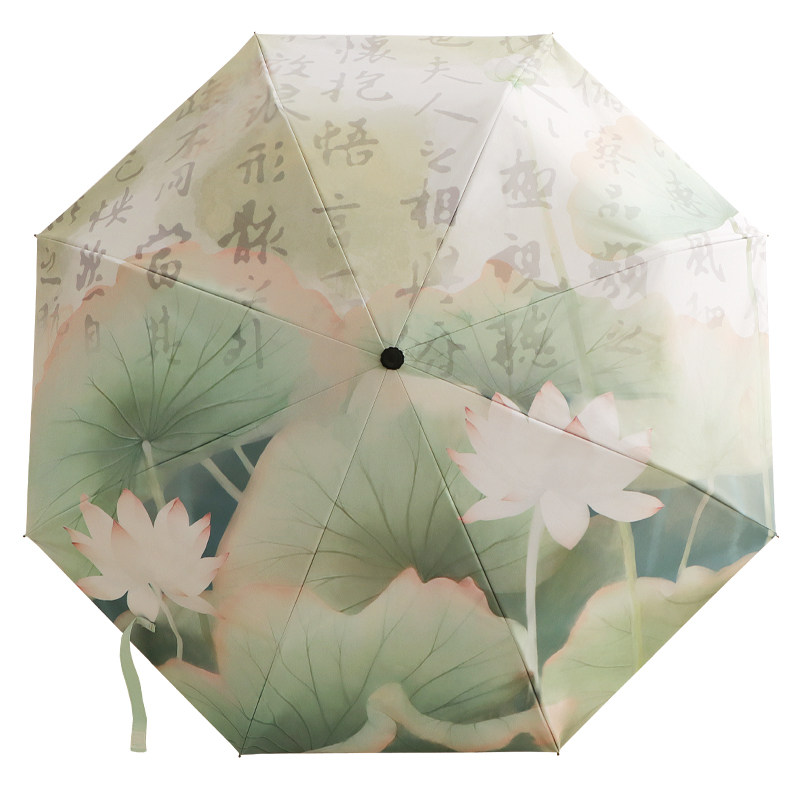 晴雨两用加厚黑胶遮阳防晒太阳伞