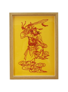 天师钟馗画像神像摆件驱邪图镇物件宅伏魔客厅玄关相框摆台装饰画