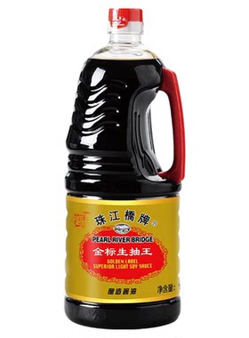珠江桥牌金标生抽王1.9l大瓶家用
