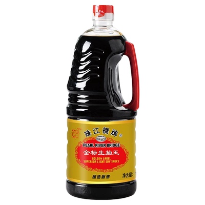 珠江桥牌金标生抽王1.9l大瓶家用