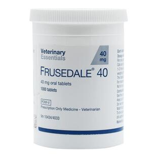 速尿片进口 犬猫利尿片呋塞米肝腹水肺水肿憋尿胸腔积液10粒分装