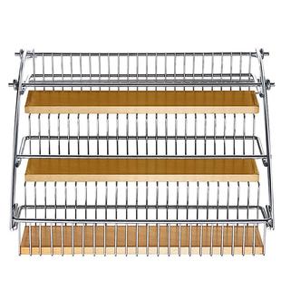 KICHAN凯畅小厨神厨房橱柜吊柜下拉篮调味料升降免钉置物架小尺寸