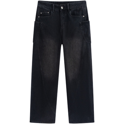 商场同款流石男装耐磨经典牛仔裤