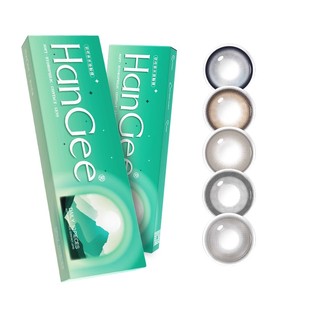 HanGee泪眼芭比蓝美瞳日抛10片蓝色大直径隐形眼镜正品官方旗舰店